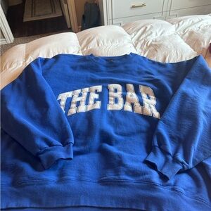 Blue 'The Bar' Sweatshirt